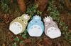 Marushin Mini Studio Ghibli Neighbor Totoro 20 X 28 0590211700 Towel, "My Totoro" Shape, Blue, Approx. Cm, Die-Cut, 100% Cotton,