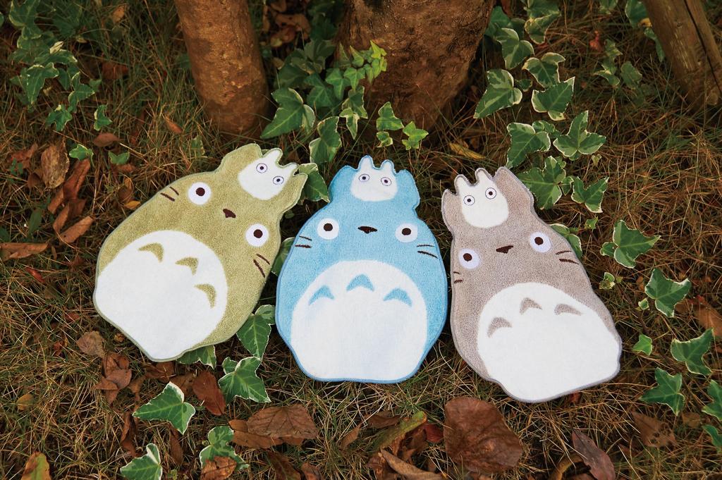 Marushin Mini Studio Ghibli Neighbor Totoro 20 X 28 0590211700 Towel, "My Totoro" Shape, Blue, Approx. Cm, Die-Cut, 100% Cotton,