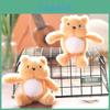 Plush Bear Keychain Soft Short Plush Toy For Kids And Teens