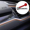 2/4Pcs 3D Aluminum Car Audio Speaker Decorate Badge Sticker For Skoda Octavia Fabia A7 Kamiq Kapoq Kodiaq Rapid SCALA Superb Yeti Derivati