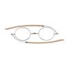 Thin Reading Glasses for Men and Natural Wood Temples UV Blue Light with [SHIORI] Women, (Maple), Lightweight, Protection, Cut, Case, SIW-01-1 +1.00