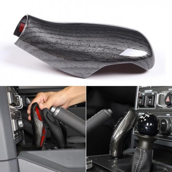 Black Grain ABS Gear Shift Knob Trim Cover For Ineos Grenadier -25
