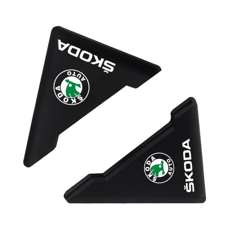 

2025 Hot 2pcs Car Door Anti-collision Corner Protective Sticker for Skodas Octavia A5 A7 Fabia Superb Car Goods Car-Styling Acce