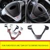 For Ford New Fiesta MK7 Ecosport Figo B-MAX KA+ Steering Wheel Cover Trim Decorative Sticker Car Styling Accessories