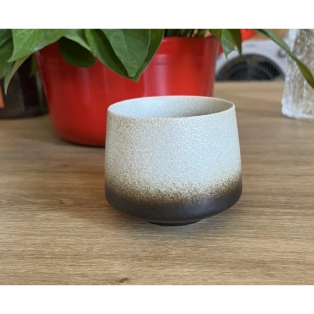 Keramiktasse Vintage Grobkeramik Kaffeetasse Haushaltstrinken Einzelbecher Kochteetassen um den Herd