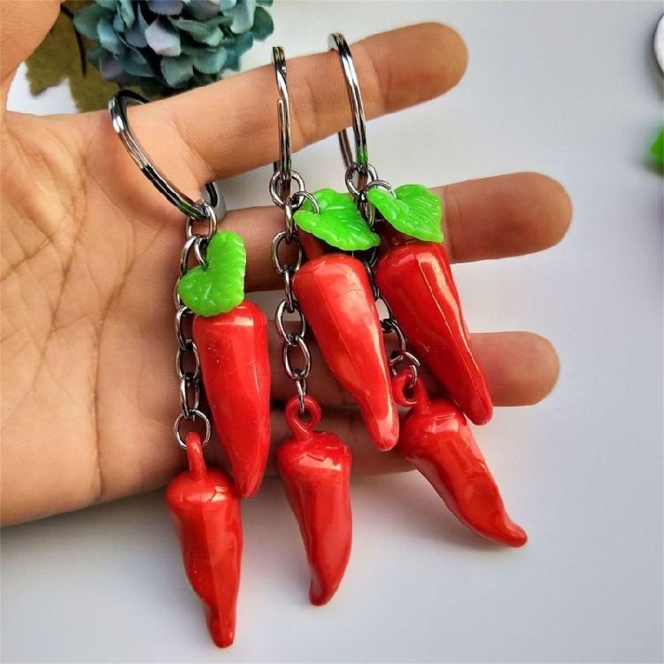 Fashion Chinese Cabbage Keychains Car Keyring for Bag Purse Jewelry Accessory