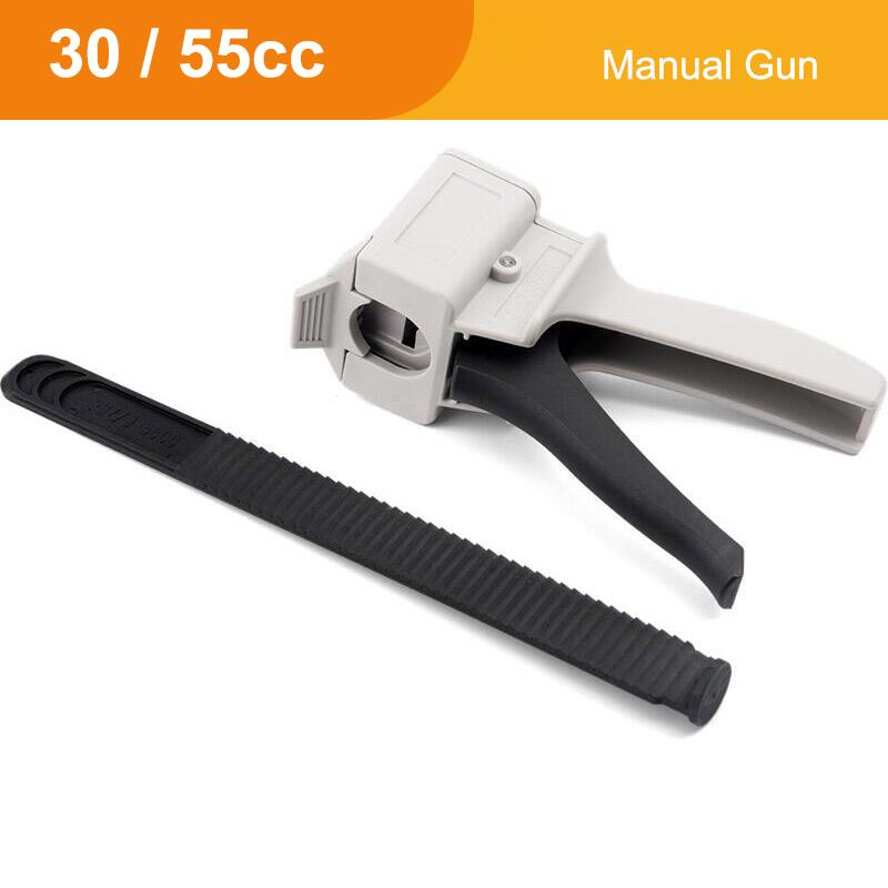 Adhesive Dispensing Caulking Gun Conversion Kits Manual Dispense Guns 10cc 30cc 55cc 50ml 400ml 1:1 2:1 10:1 AB Cartridge Gun