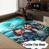 Custom Name Chucky Carpet, Chair Rug,Area Rug for Office Bedroom living rooms bedroom, Doormat decor Christmas fan gifts