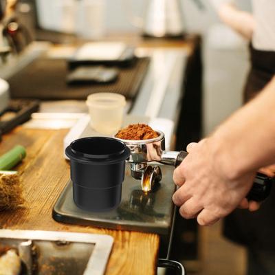 Kubek Dozujący Espresso Plastikowa Część Ekspresu do Kawy Wielokrotnego Użytku Kubek Przeciw Rozsypywaniu Proszku Czysty Design Łatwy w Użyciu Akcesorium do Ekspresu do Kawy