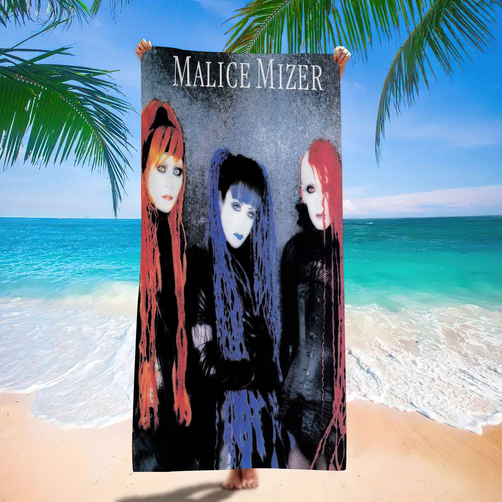 Band M-Malice M-Mizer Big Microfiber Beach Towels Quick Dry Towel Sand Beach Towels Pool Towel For Travel Swim Pool Yoga