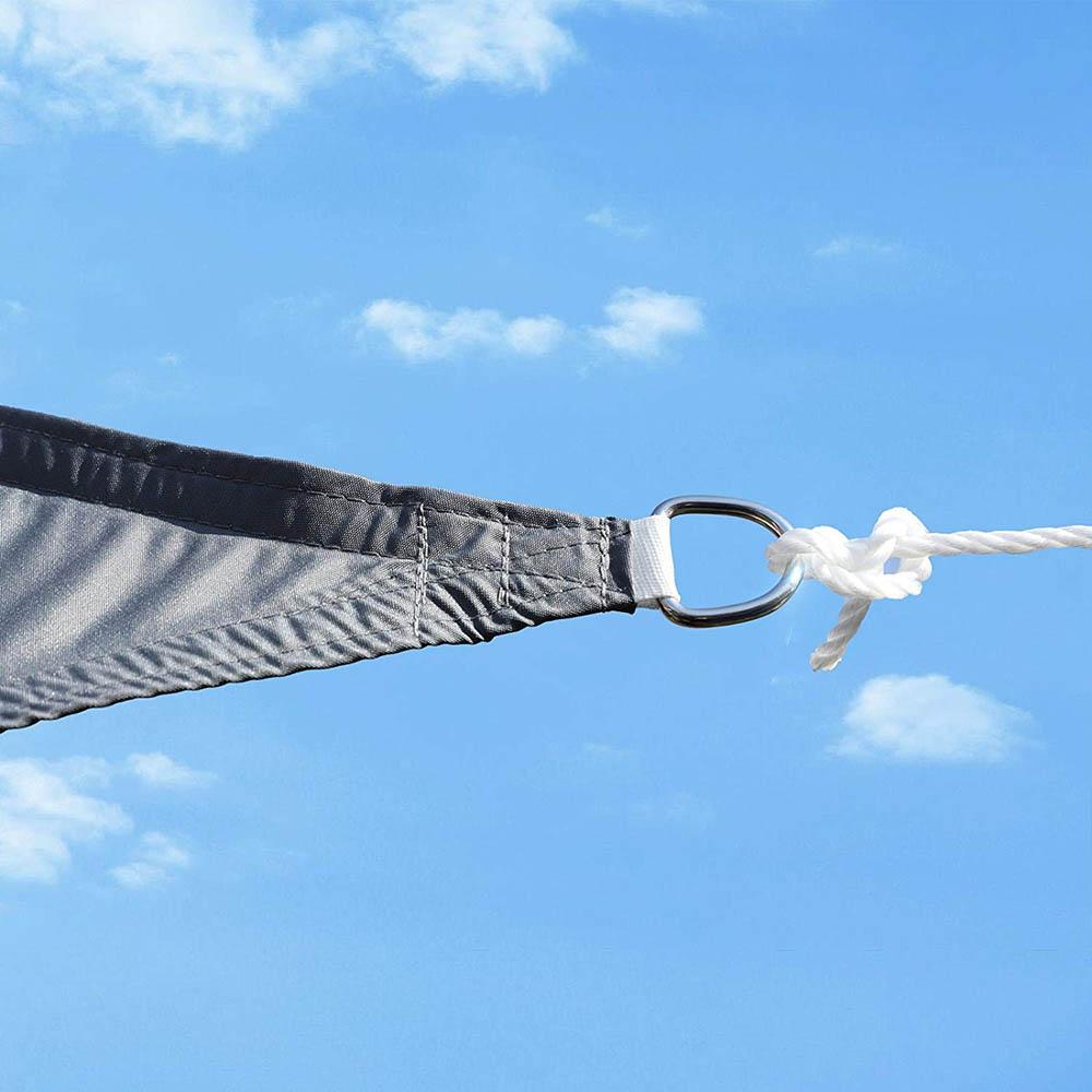 Outdoor Sunshade Sail Triangular Canopy Sun Protection Garden Canopy Anti-ultraviolet Outdoor Sunshade and Rain Protection