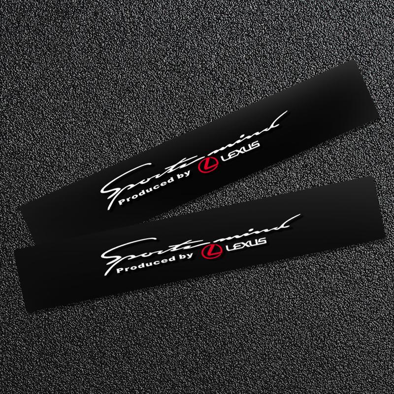 Car Front Windshield Stickers Front and Rear Decorative Decals Sticker For Lexus RX330 IS250 ES300h UX GX470 LX570 LS430