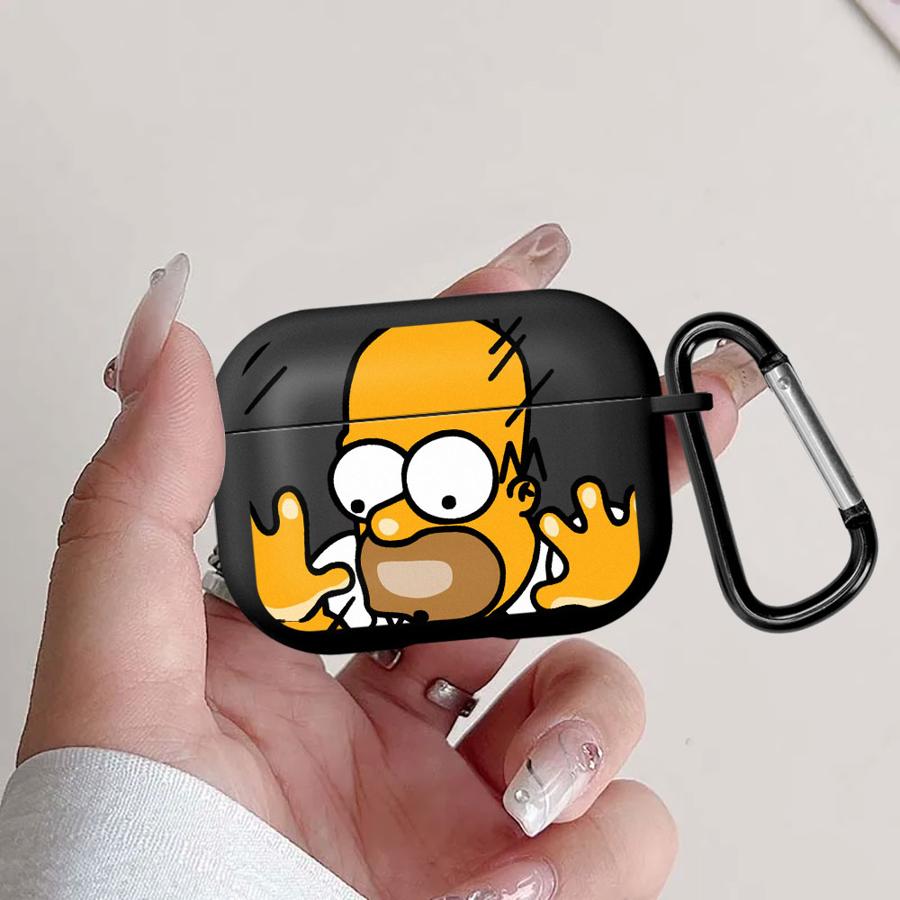 

Мультяшный чехол Симпсоны для Airpods 1 Pro3 Pro2 3 Pro 4 2 Чехлы-крышки для наушников for Airpods 4