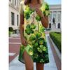 Short-sleeved striped colorful pajama top, summer style