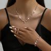 Elegant Bridal Necklace and Earring Set: Fashionable and Versatile Jewelry