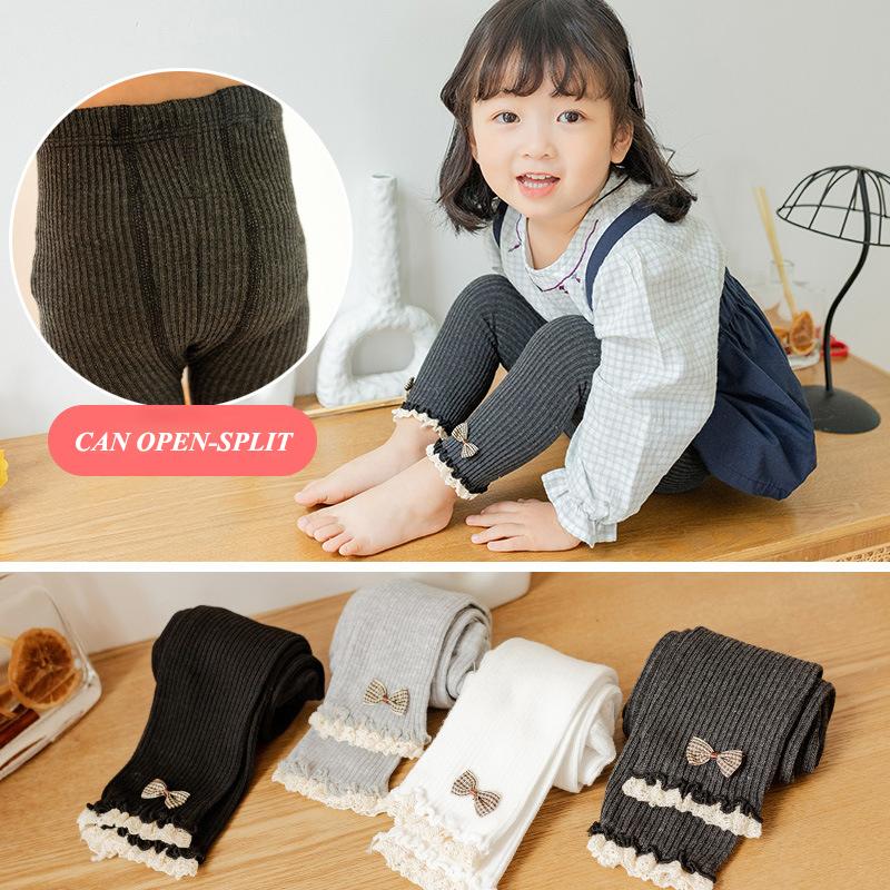 2024 Autumn New Children'S Pants For Infants And Toddlers, Underwear, Nine Point Pants, Women'S Clothing