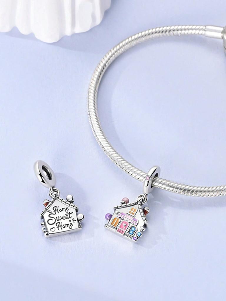 Charms Plata Copper Colors Candy House Of Love Angels Beads Charmpendant For Original Bracelet For Women Diy Jewelry Love Gift