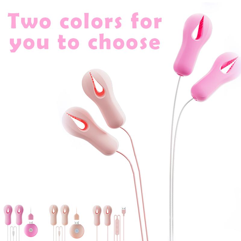 10 trybów elektryczne piersi Sex zabawki zacisk na sutek wibrator do masażu piersi para flirtowanie Bondage stymulator dla dorosłych Sex zabawki dla