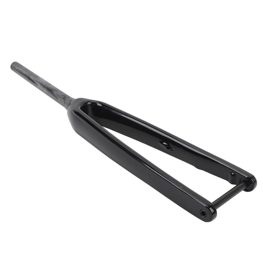 Cycling Front Fork 3K T800 Carbon 100x12mm Thru Axle 1-1/8 Inch Diameter 45mm Offset Flat Disc Brake Front Fork