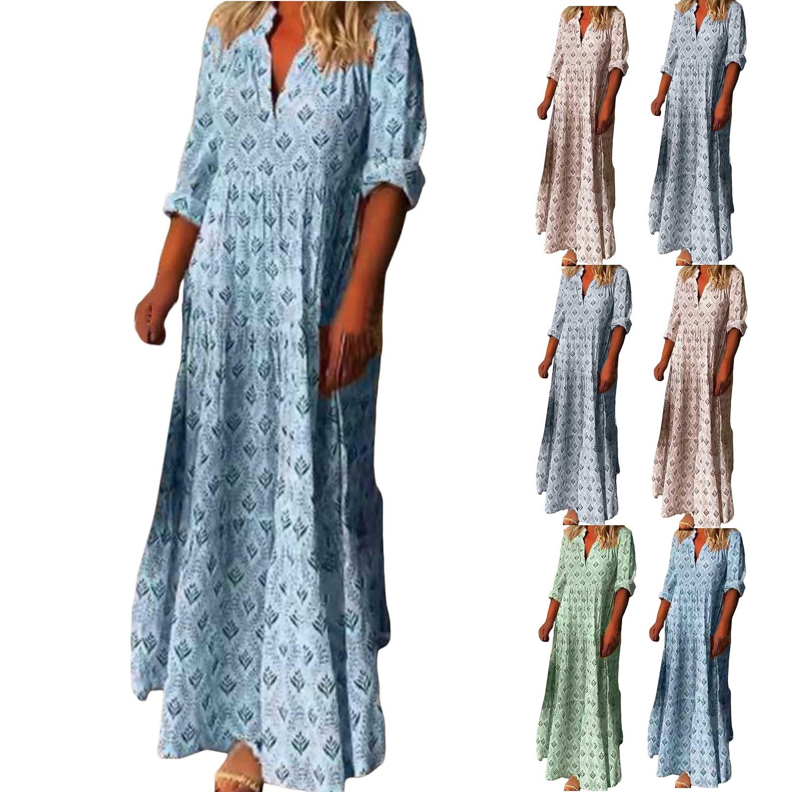 

Women s Fashionable Loose Dress M рожевий