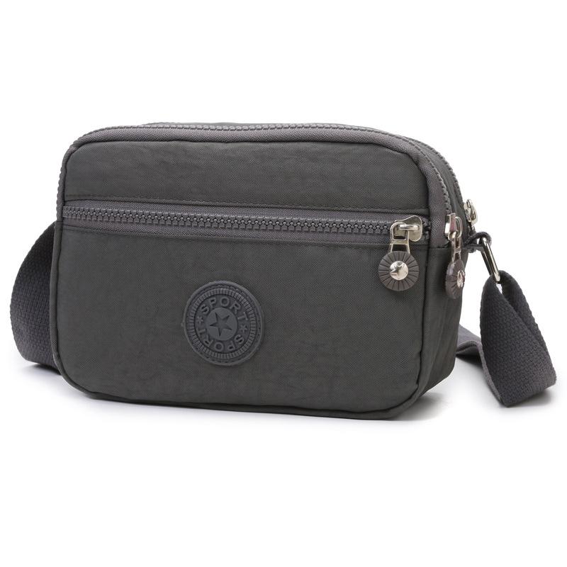 Women’s Nylon Crossbody Bag Small Messenger Bag Multi Pocket Shoulder Purse Lightweight Travel Phone Bag Casual Mini Handbag