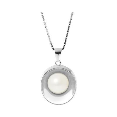Necklace - Pearls & Colors - Moon - AAA+ Freshwater Cultured Pearl - 925 Sterling Silver - 42 Cm