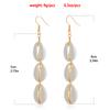 Jewelry, Summer Beach Vacation Wind Natural White Shell Earrings, High-End Sense, Simple And Popular Earrings