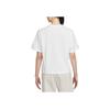 Nike Sportswear Classics Alphanumeric Crew Neck Casual Pullover Short Sleeve T-Shirt Women Tops White FQ6601-101