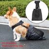 Doglemi Borsa Supporto Zampa Posteriore per Cani Domestici per Cani di Taglia Media e Grande Materiale Poliestere Nero