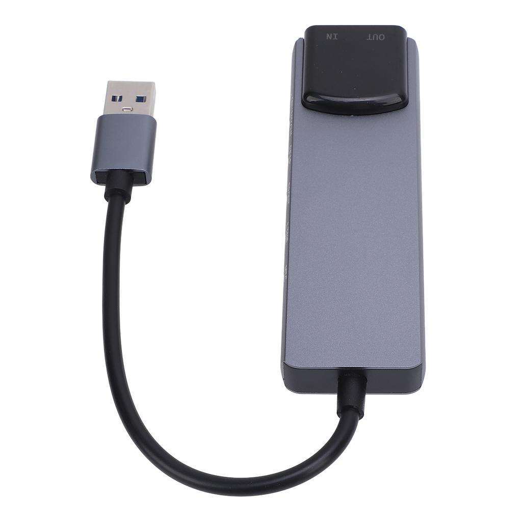 External Sound Card Mixing Support Optical Input Output 5.1 7.1 Channel Noise Reduction USB Sound Card Adapter for Win