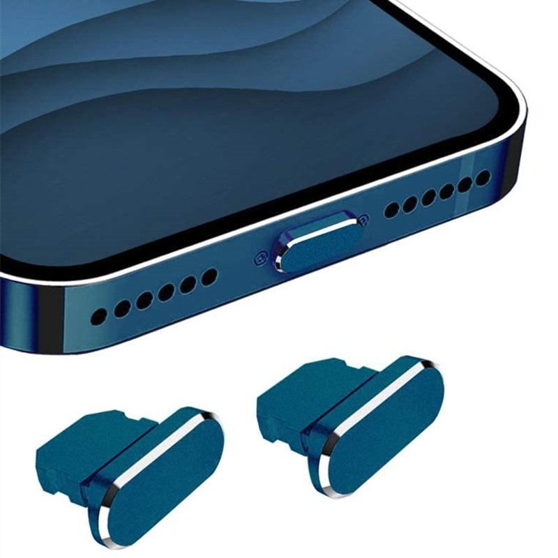 Metal Dust Plug Charging Port Dust Plug for iPhone 13 12 11 Pro MAX XS XR XSMA X 8 7 6 Plus SE 2020 12 Mini 5s Phone Accessories