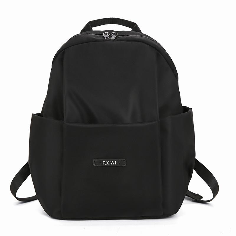 Schoolbag1011 New Simple Design Backpack Large Capacity Junior High School School Bag Commuter Lightweight Waterproof Travel Backpack
