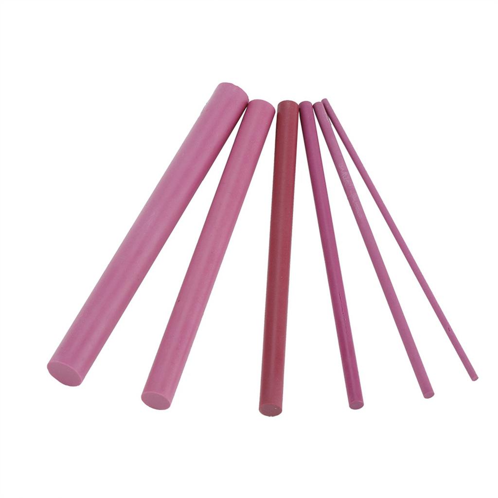 6 PCS 3000 Grits Ruby Polishing Oil Stone Sharpener Sharpening Stone Whetstone Tool Set