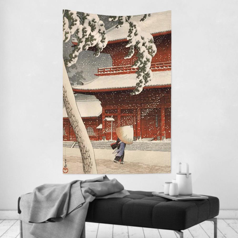 Katsushika Hokusai Tapestry Room Decor Wall Cloth Party Hanging Background Room Decor Baby Room