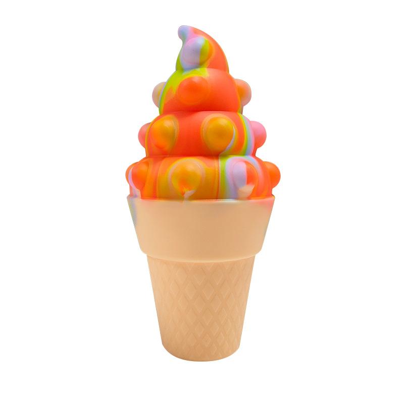 New Ice Cream Squishy Fidget Toy Vent Sloth Hide Seek Stress Relief Squishies Doll Cheese Block Stress Busting Kids Gift