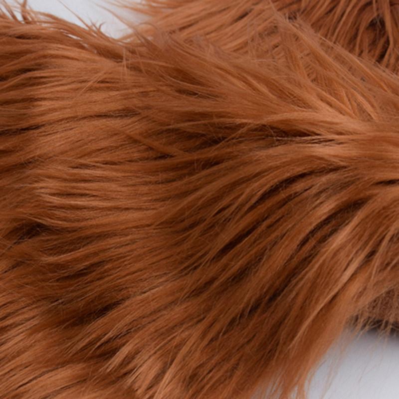 50/100cm Colorful Faux Fur Fabric Imitation Plush Cloth for Patchwork Sewing Material DIY Doll Beard Hair Chair Decorative Cover