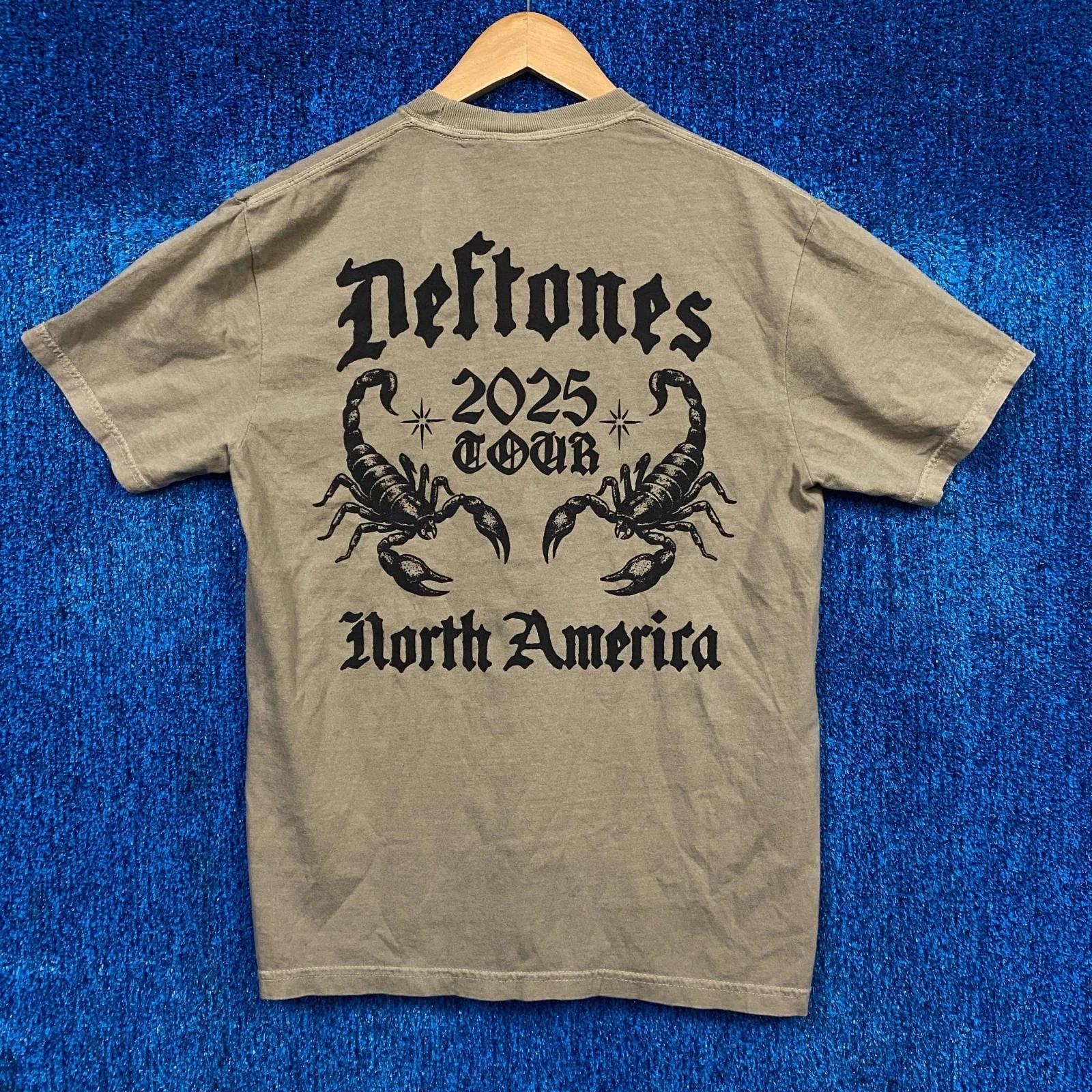 Deftones Scorpions North American Tour 2025 Shoegaze Tee M S