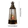 Christmas Snow Globe Lantern Christmas Figurine Music Box Singing Decorative