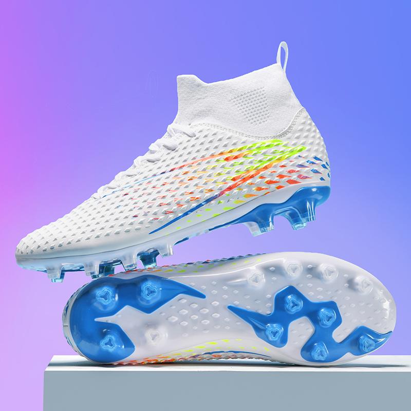 Unisex Fußballschuhe Outdoor/Indoor Jungen Mädchen Fußballschuh Professionelle Futsal Fußballtraining Turnschuhe