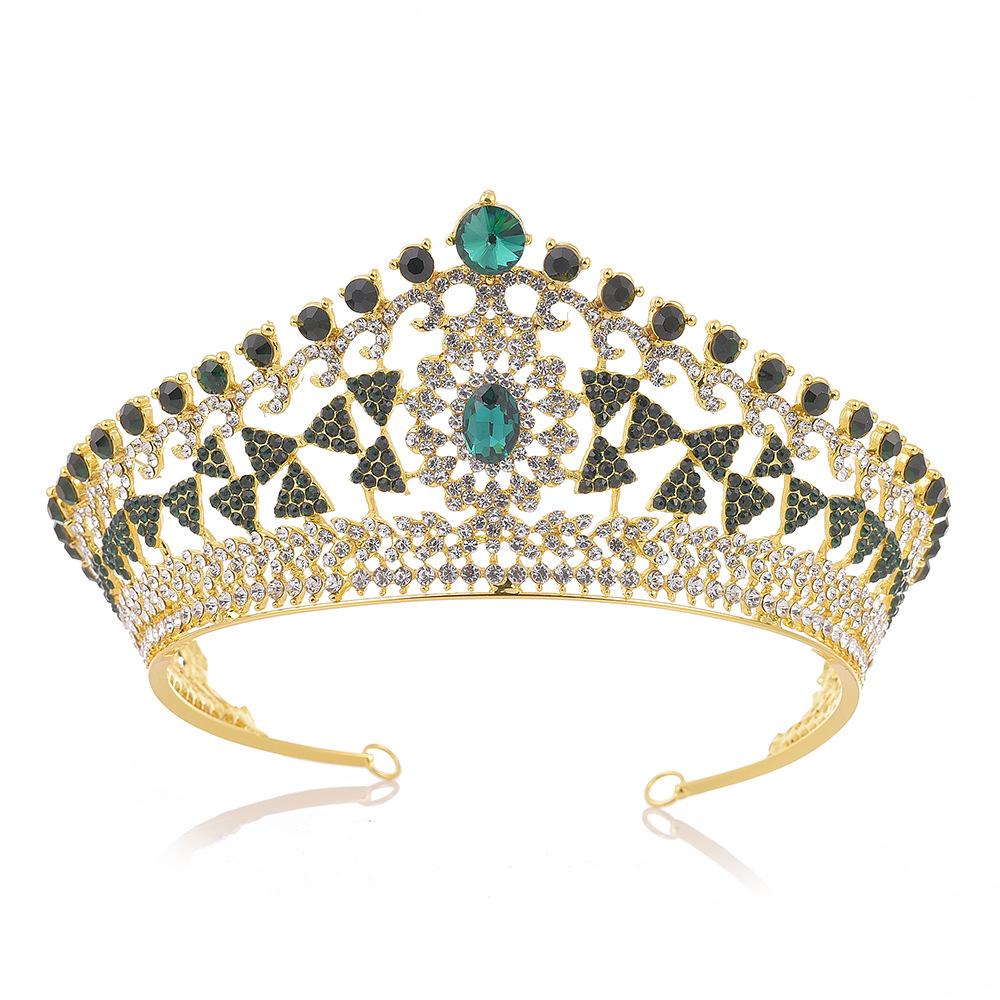 

Свадебные аксессуары для волос, головные уборы, аксессуары корона, изысканная геометрическая свадебная корона со стразами