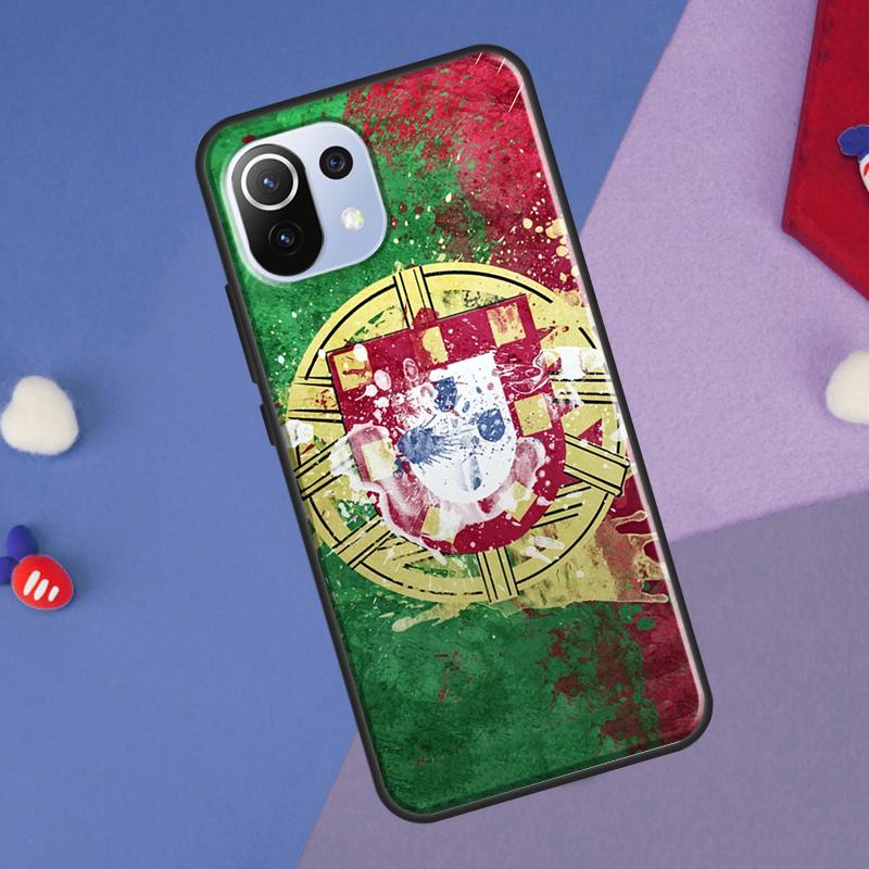 Portugal Flag Cover For Xiaomi 14T Pro 11T 12T 13T 13 14 Ultra POCO X7 Pro X3 X5 F3 F5 F6 M6 X6 Pro Case