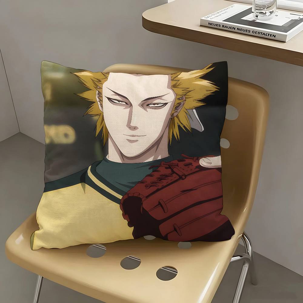 1pc Toua Tokuchi Anime Characters Pillow Case Fashion Square Pillowcase Bedroom Sofa Room Ins Decoration Leisure