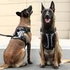 Oxford Working Dog Harness Reflective Medium Large Dog Vest Harness with 5 PCS Patches WD Harness Pet Dog Accessories