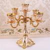Elegant European Metal Candle Holder for Festival Occasion Night Decorations