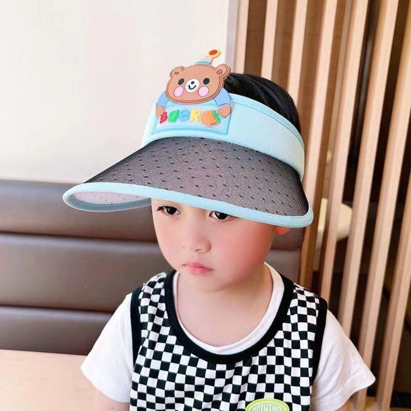 Kids Visor Sun Hat Summer Mesh Breathable UV Protection Cap for Boys Girls Baby Outdoor Shade Hat