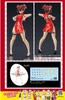 Hasegawa Egg Girls Collection Haku Linfa Unpainted Resin Kit SP450 1/12 No.07 (Chinese Dress)