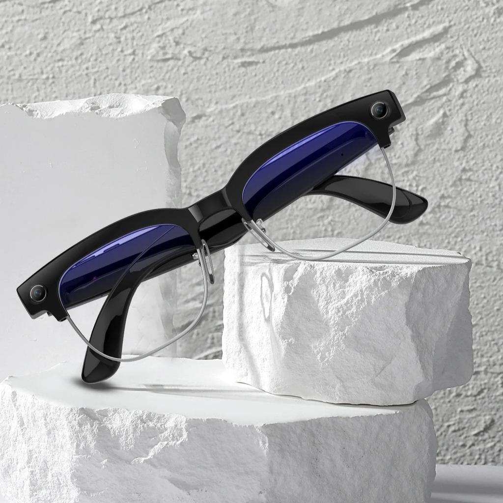 2026 Neue KI-Smart-Brille 800W HD-Kamera Brille Fotoerkennung Videoaufnahme Übersetzung Anruf Wasserdichte Sonnenbrille Herren Damen
