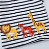 Little Maven Kids Clothes Baby Boys T Shirts 2025 Summer New Children's Clothing Toddler Cartoon Animals Shirts 2-7 Years Old