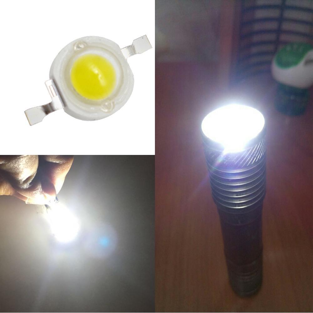 10Pcs 5W High Power Chip Light Bead Emitter Warm White White Yellow Green Pink Red 45MIL 2 2 7V 180-550LM  380NM 6500K LED Bulb