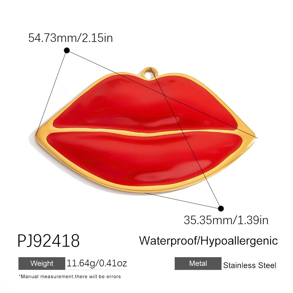 Stainless Steel DIY Jewelry Accessories Cartoon Enamel Pendant for Bracelets and Necklaces